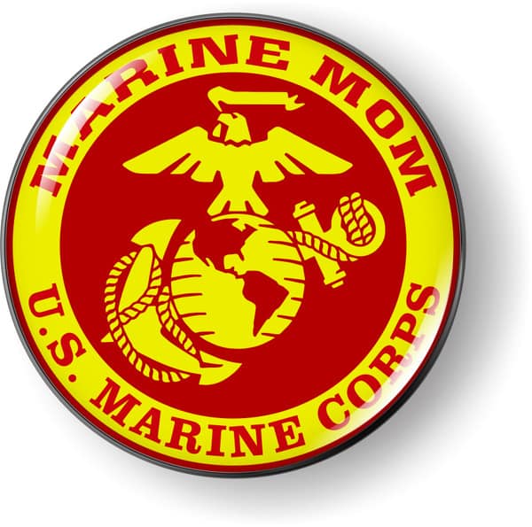 USMC Proud Mom EGA Emblem